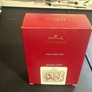 Hallmark keepsake sun and fun mini photo ornament